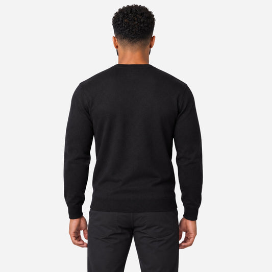 Men’s Plain Crew Neck Knitted Jumper