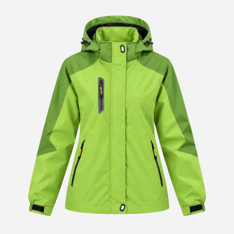 Full Zip Hooded Waterproof Jacket-Fowsa