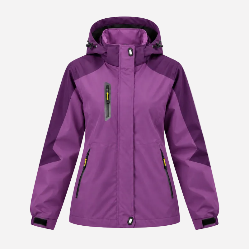 Full Zip Hooded Waterproof Jacket-Fowsa