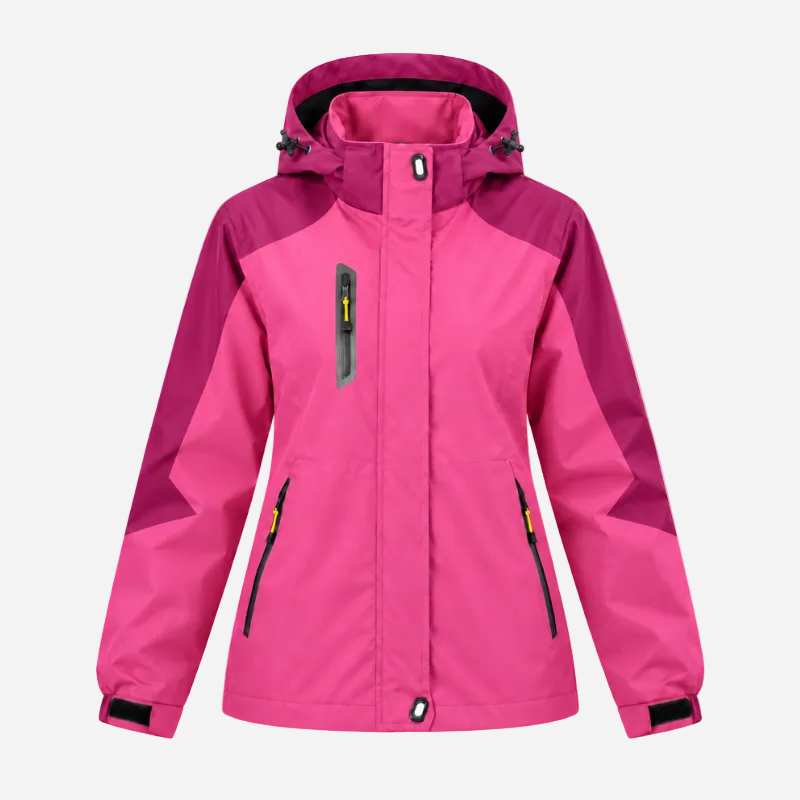 Full Zip Hooded Waterproof Jacket-Fowsa