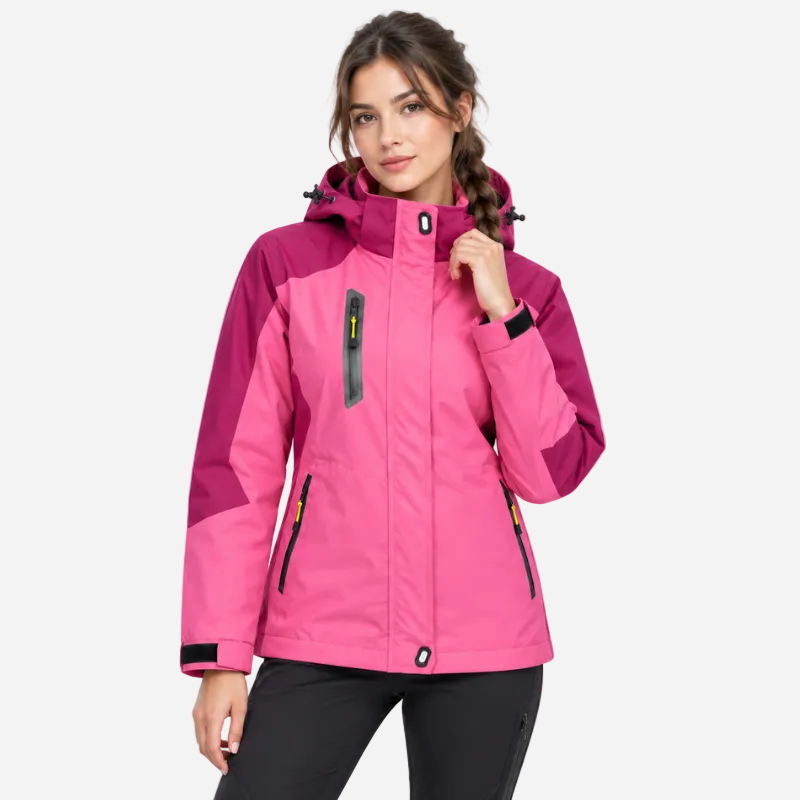 Full Zip Hooded Waterproof Jacket-Fowsa