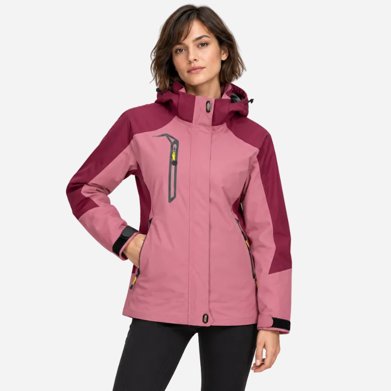 Full Zip Hooded Waterproof Jacket-Fowsa