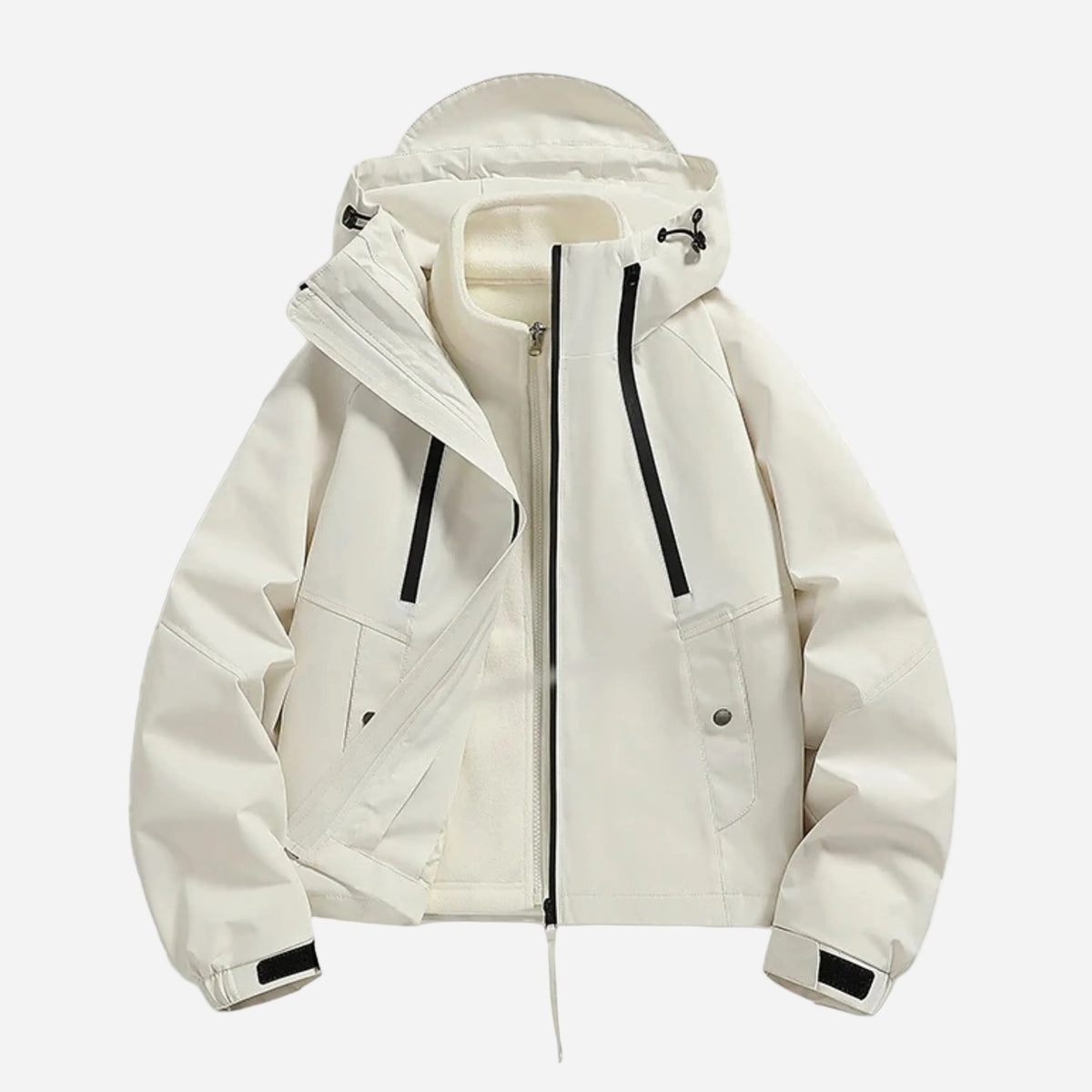 Women's Hooded Waterproof Jacket-Fowsa