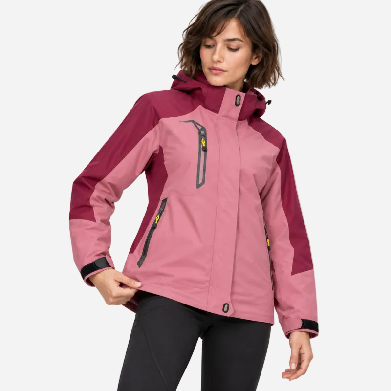 Full Zip Hooded Waterproof Jacket-Fowsa