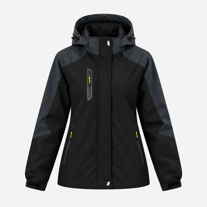 Full Zip Hooded Waterproof Jacket-Fowsa