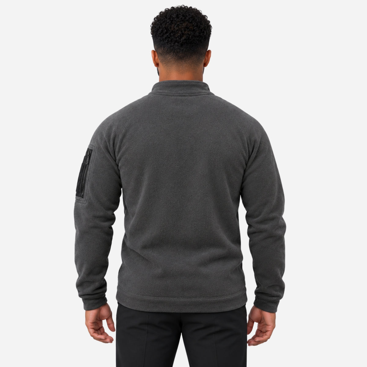 Men’s Dual-Zip Raglan Fleece Jumper-Fowsa