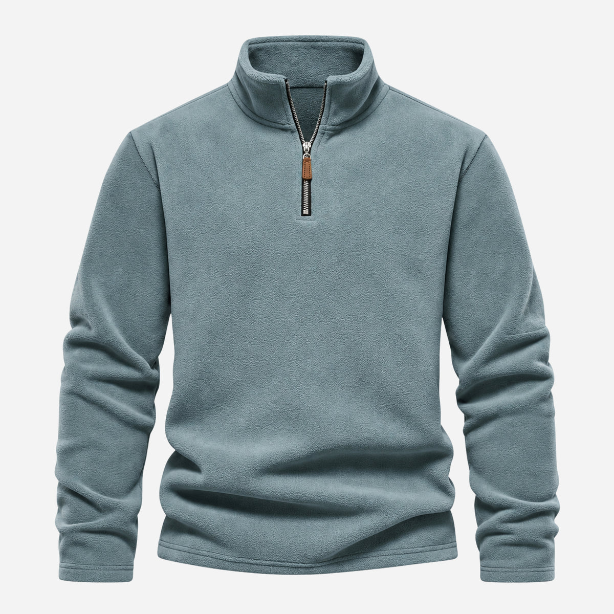 Men’s Fleece Quarter-Zip Pullover Jumper-Fowsa