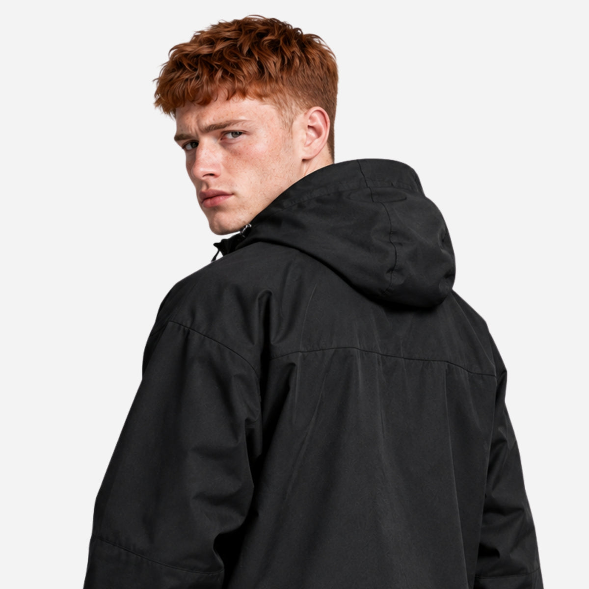 Men’s Hooded Multi-Pocket Waterproof Windbreaker Jacket-Fowsa