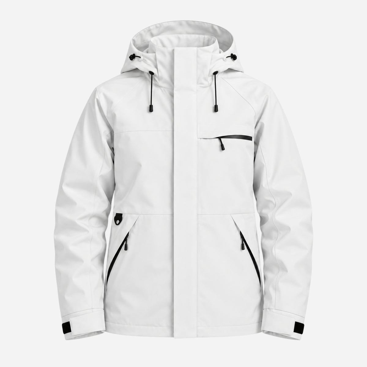Women’s Detachable-Hood Waterproof Windbreaker Jacket-Fowsa
