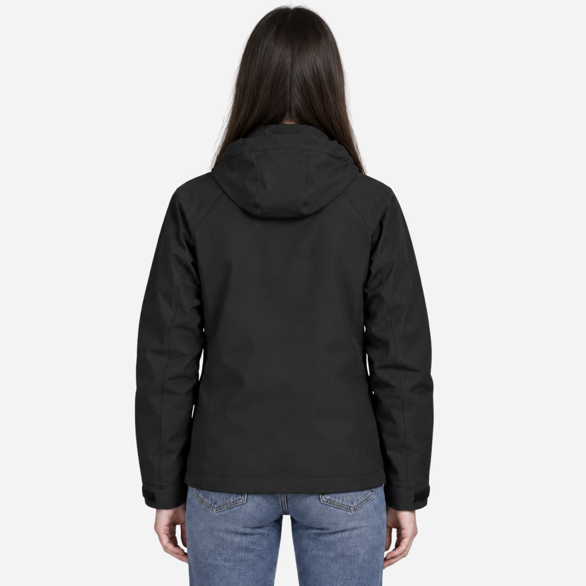 Women’s Detachable-Hood Waterproof Windbreaker Jacket-Fowsa