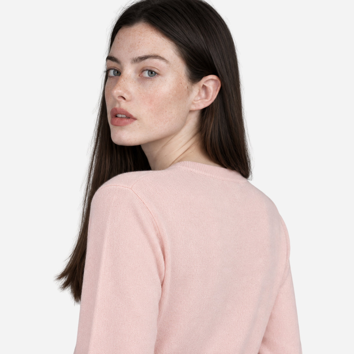 Women’s Fine-Knit Button-Front Cardigan Jumper-Fowsa