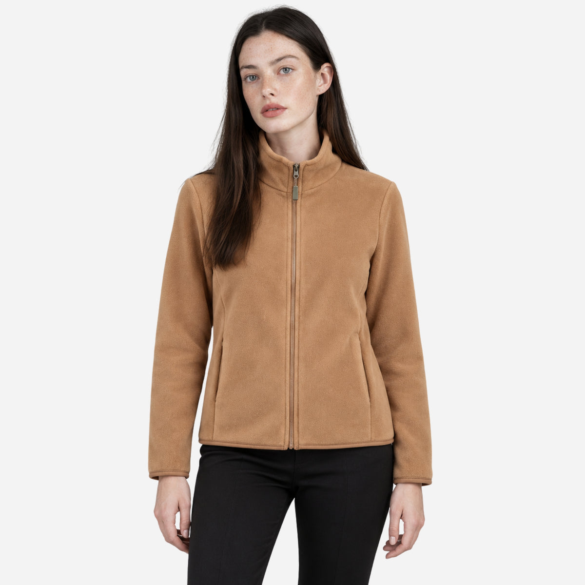 Women’s Full-Zip Fleece Jacket-Fowsa