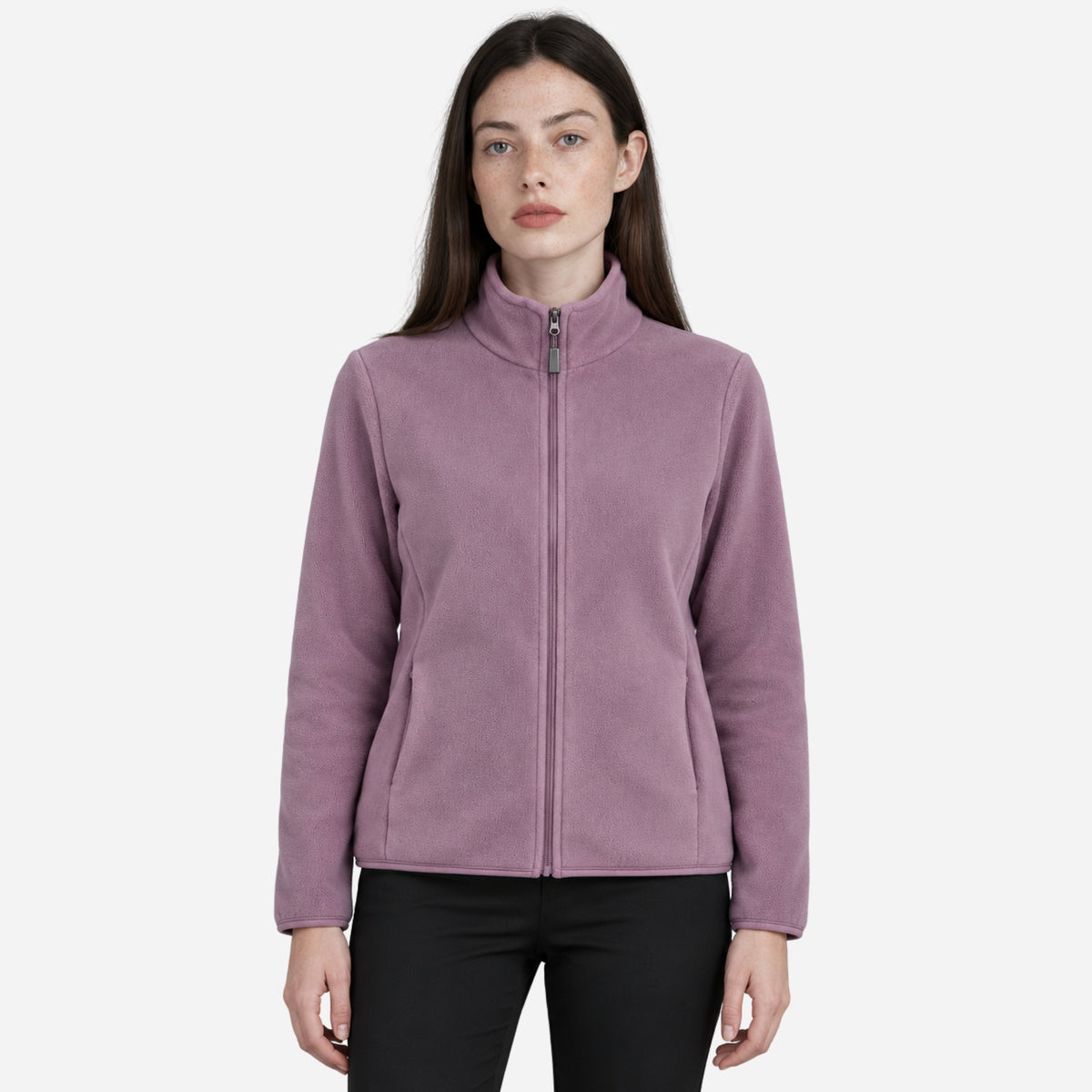 Women’s Full-Zip Fleece Jacket-Fowsa