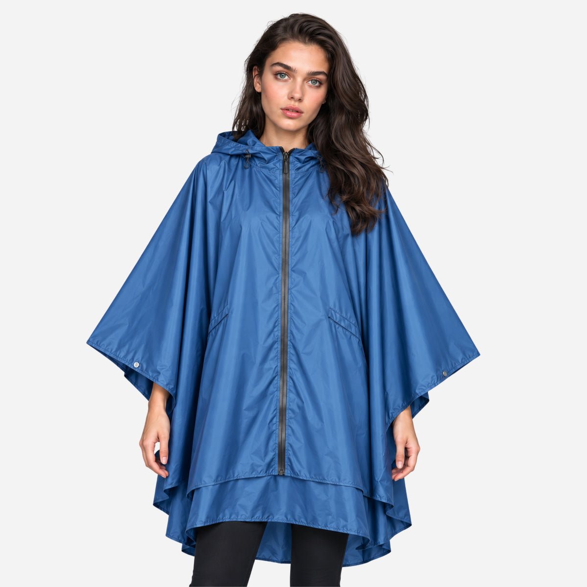 Women's Hooded Oversized Waterproof Jacket-Fowsa