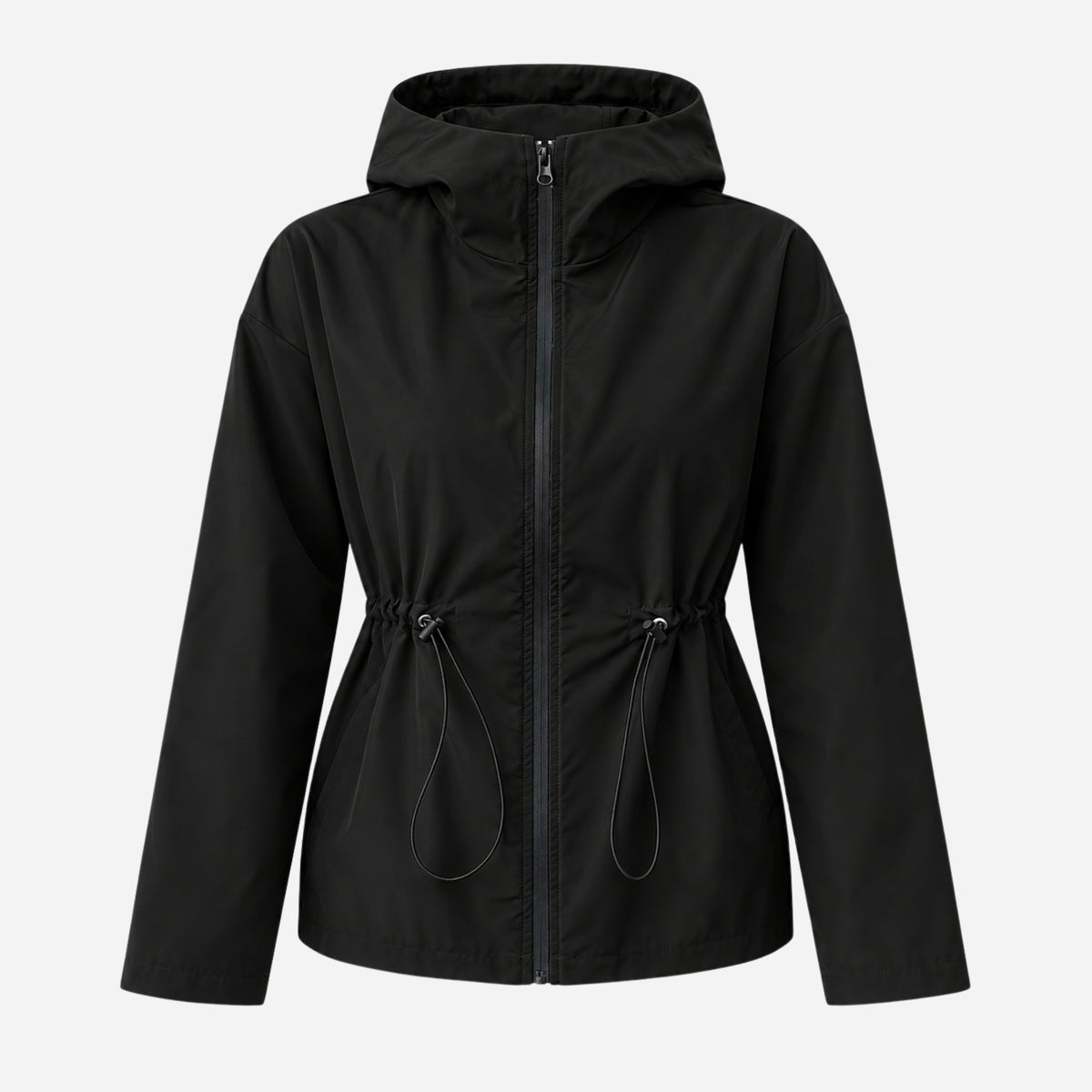 Women’s Lightweight Hooded Anorak Windbreaker Jacket-Fowsa