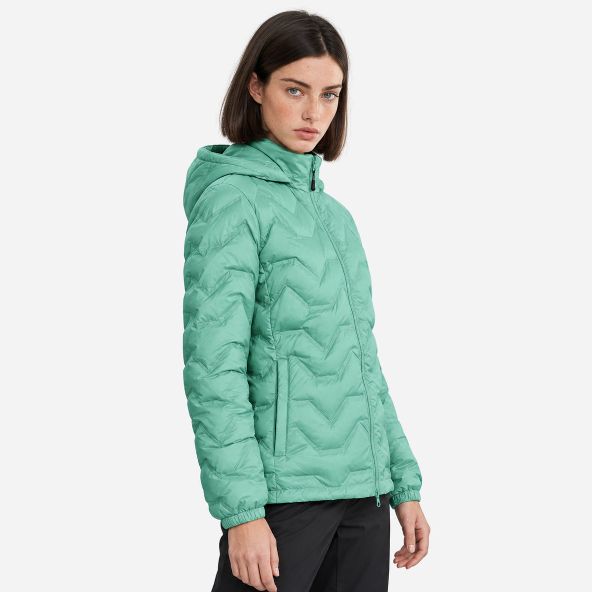 Women's Lightweight Hooded Puffer Jacket-Fowsa