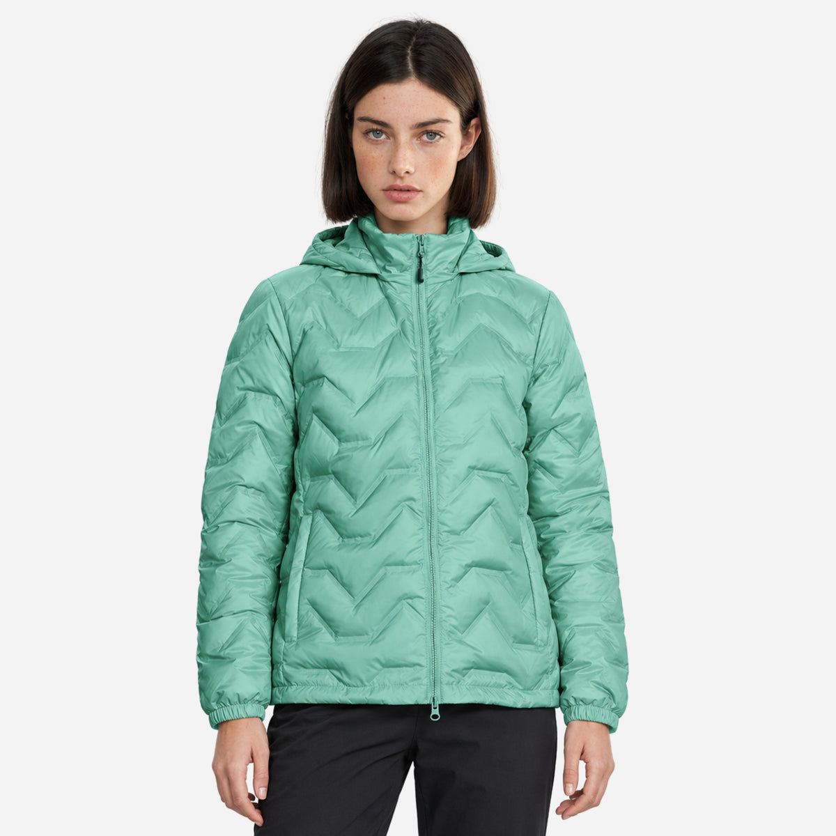 Women's Lightweight Hooded Puffer Jacket-Fowsa