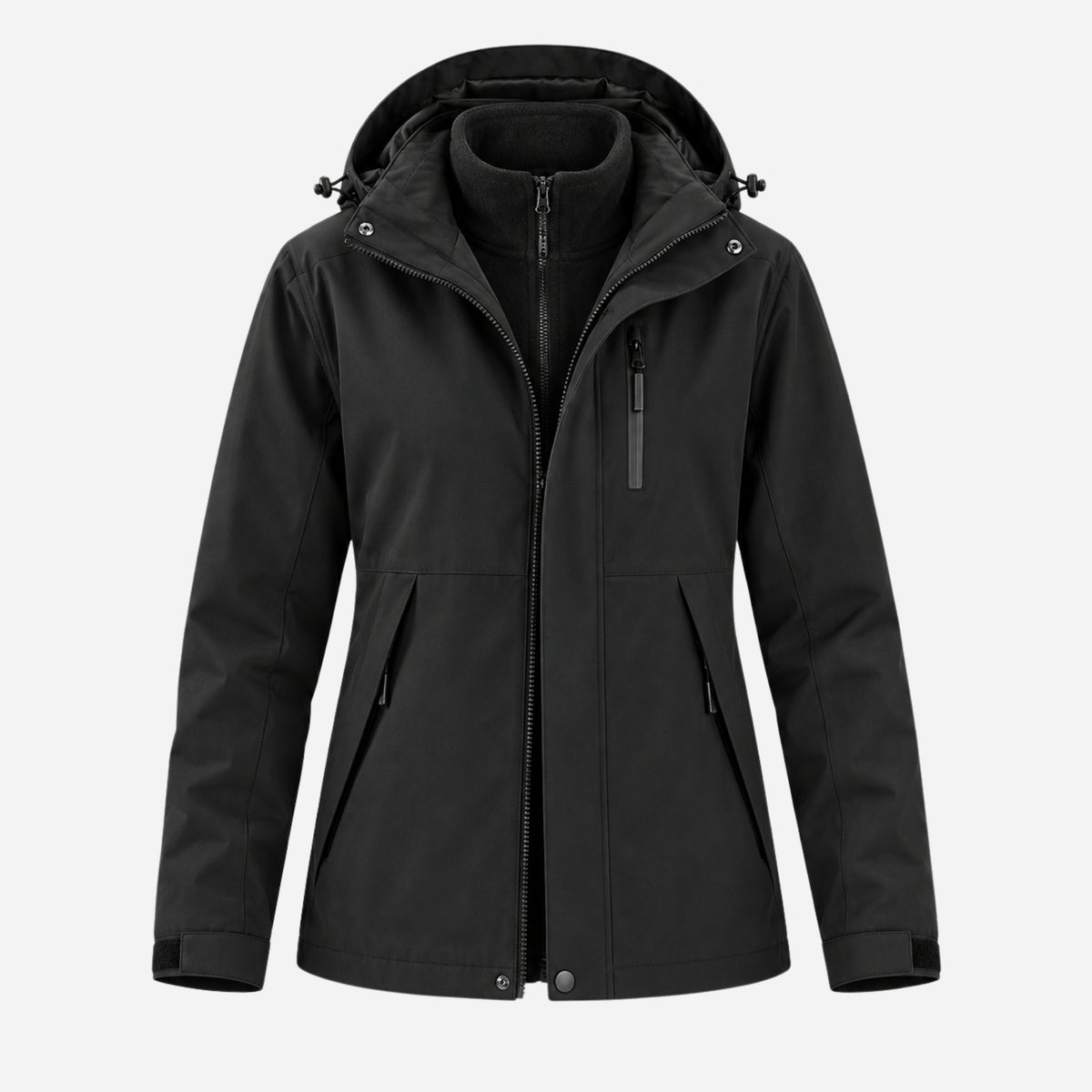 Women's Waterproof Hooded Outdoor Jacket-Fowsa